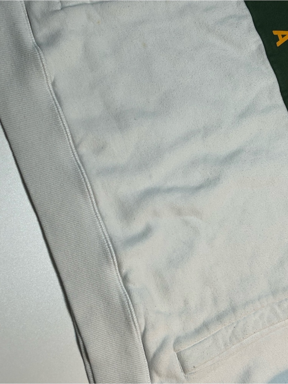 Roots Canada Retro Heritage Colorblock Quarter Zip Sweatshirt Green White M - Picture 2 of 9